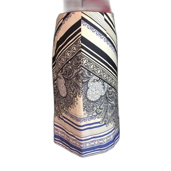 ANTONIO MELANI Skirt Women's Size 4 Multi-Colored Geometric Midi Pencil - Picture 2 of 6